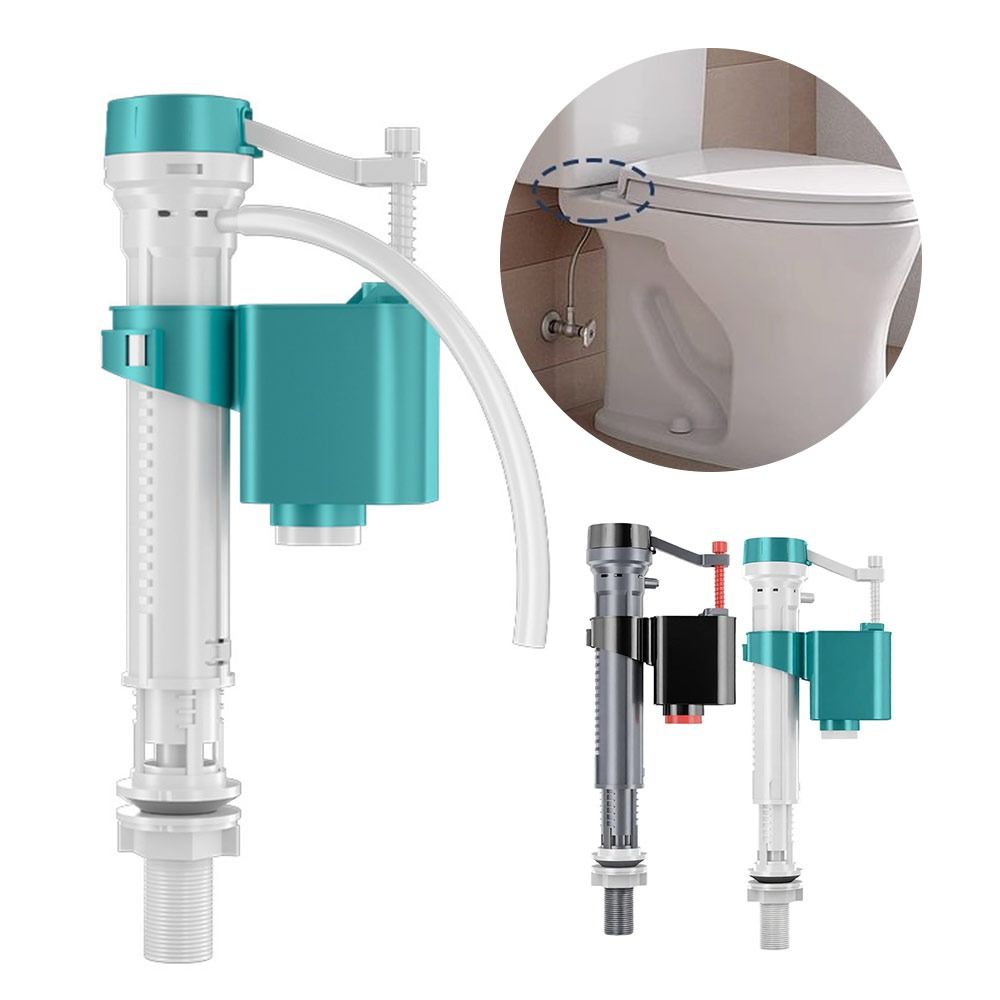 Toilet Fill Valve - Einstellbares Ersatz-Füllventil für Toiletten-Spülkasten, Doppelspül-Einlassventil, geräuscharmes